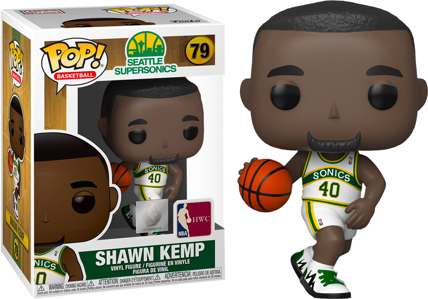 NBA Basketball - All Star Legends: Shawn Kemp Seattle Supersonics Pop! Vinyl Figure