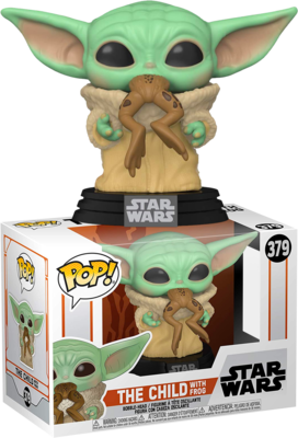 Star Wars: The Mandalorian - The Child (Baby Yoda) with Frog Pop! Vinyl Figure
