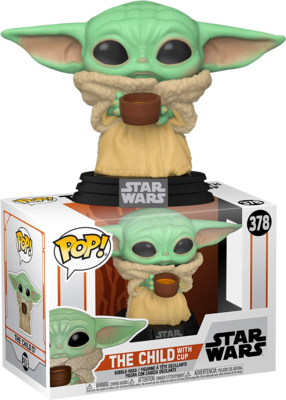 Star Wars: The Mandalorian - The Child (Baby Yoda) with Cup Pop! Vinyl Figure