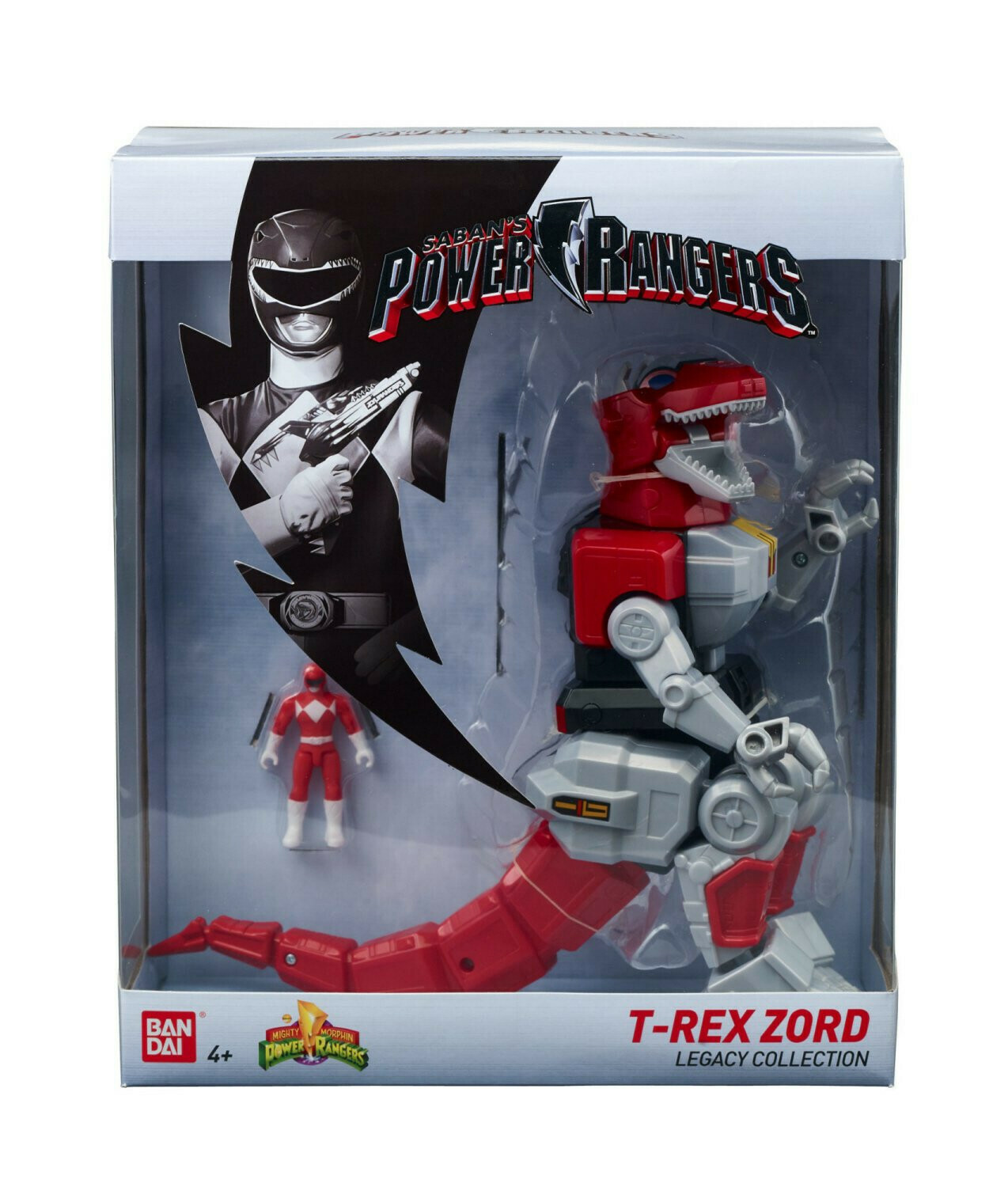 ​Mighty Morphin Power Rangers - T-Rex Zord Legacy Collection 9.5” Action Figure