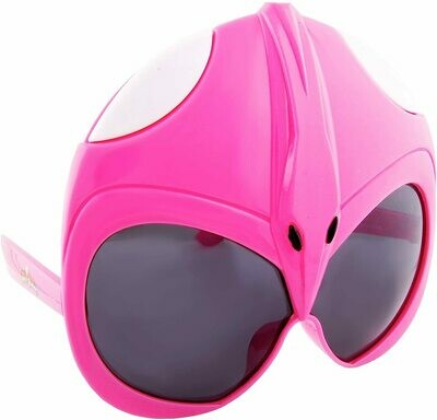 Sunstaches Mighty Morphin' Power Rangers Pink Power Ranger Sunglasses, Party Favors, UV400