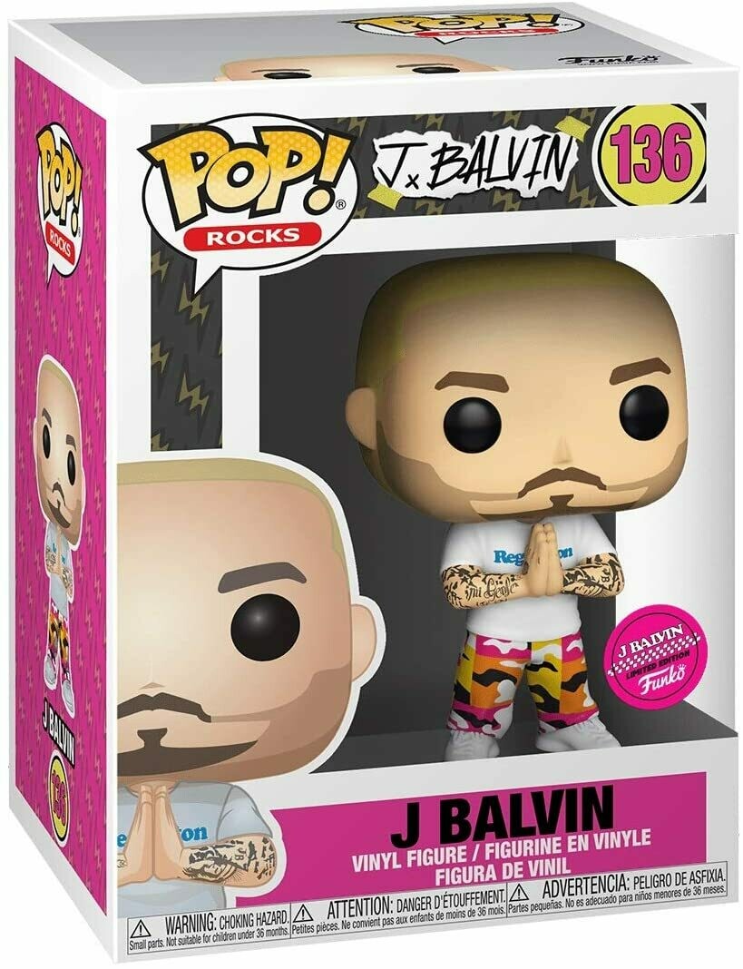 J Balvin - J Balvin Funko Limited Edition Stickered Exclusive Pop! Vinyl