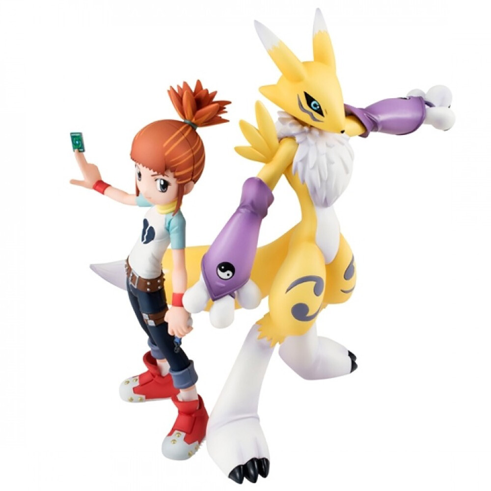 DIGIMON - GEM TAMERS RENAMON &amp; MAKINO RUKI FIGURE SET