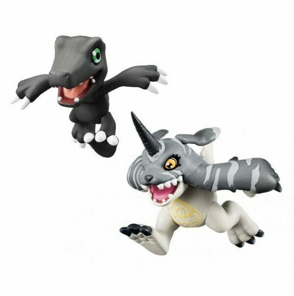 DIGIMON - G.E.M. BLACK AGUMON &amp; GABUMON FIGURE 2 PACK