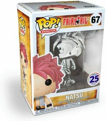 Fairy Tail- Natsu Silver Chrome Pop! Vinyl Figure - alternate product image 2
