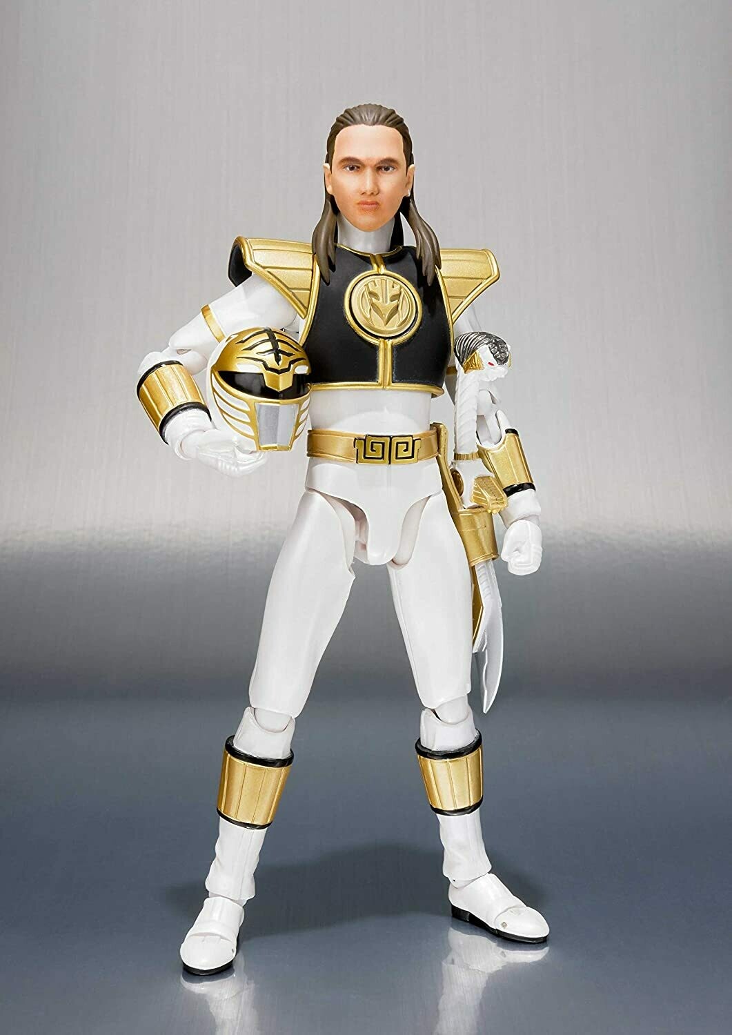 Bandai Tamashii Nations Power Rangers S.H.Figuarts White Ranger (Tommy Head unmasked)