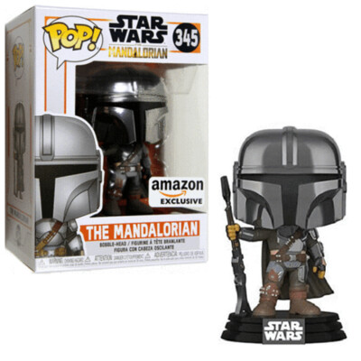 Star Wars: The Mandalorian - Mandalorian Chrome Amazon Exclusive Pop! Vinyl
