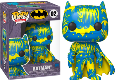Batman - Batman Blue & Yellow Artist Series Pop! Vinyl Figure with Pop! Protector