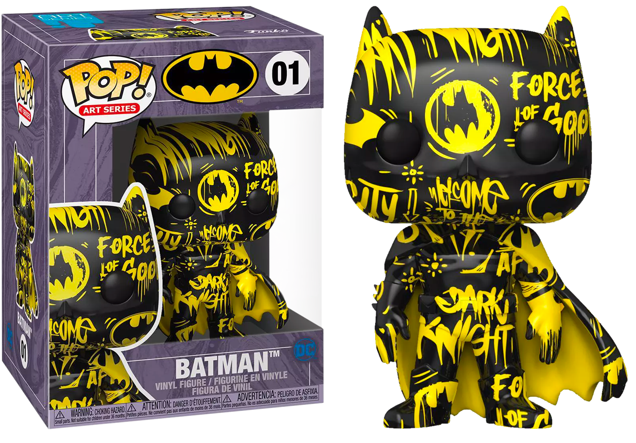 Batman - Batman Black &amp; Yellow Artist Series Pop! Vinyl Figure with Pop! Protector