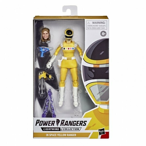 Hasbro Power Rangers Lightning Collection Yellow Ranger figure 6 Inch Action Figure In Space