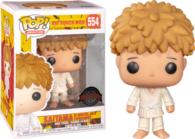 One Punch Man - Saitama with removable Hair Pop! Vinyl Figure