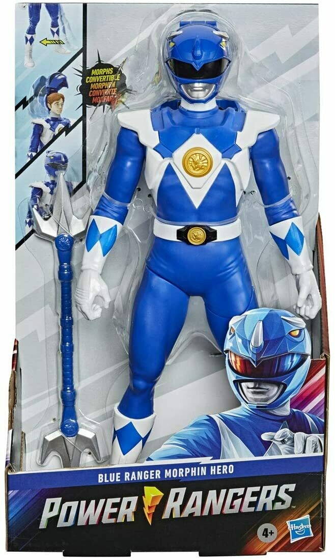Hasbro Power Rangers- 12 inch Red Ranger Morphin Blue Power Ranger