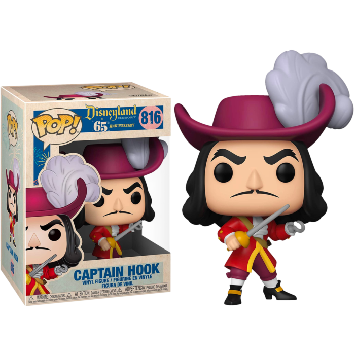 Peter Pan - Captain Hook Disneyland 65th Anniversary Pop! Vinyl Figure