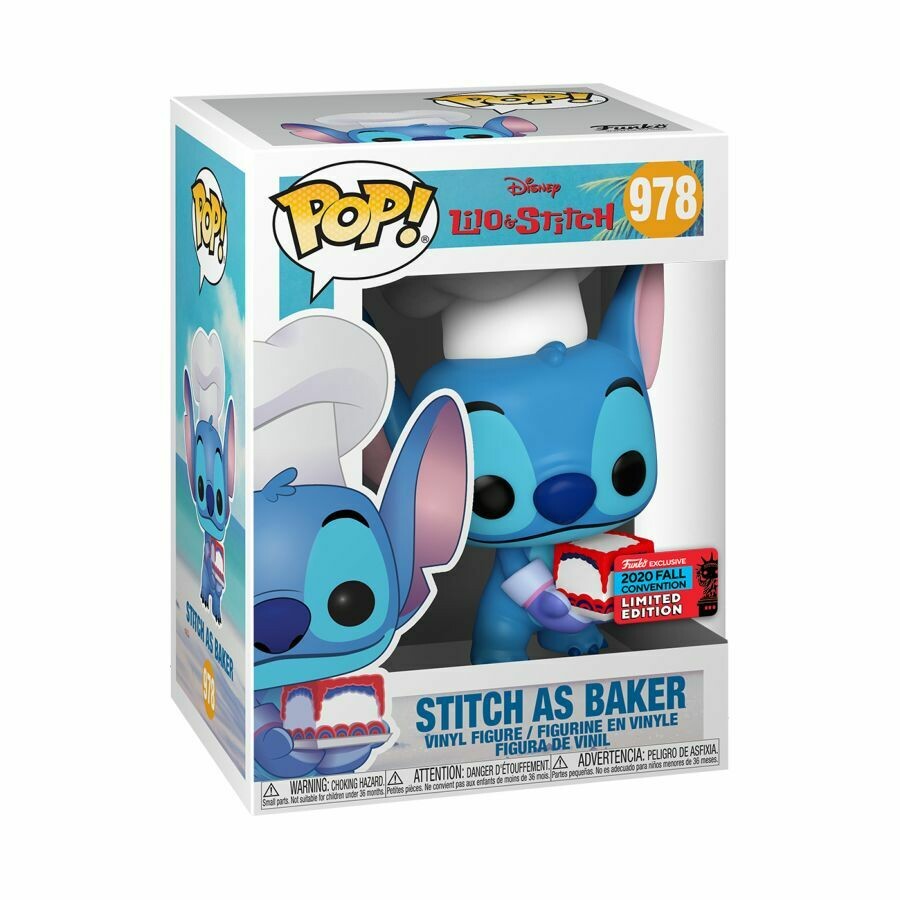 Lilo & Stitch - Stitch as Baker pop Vinyl Figure NYCC 2020