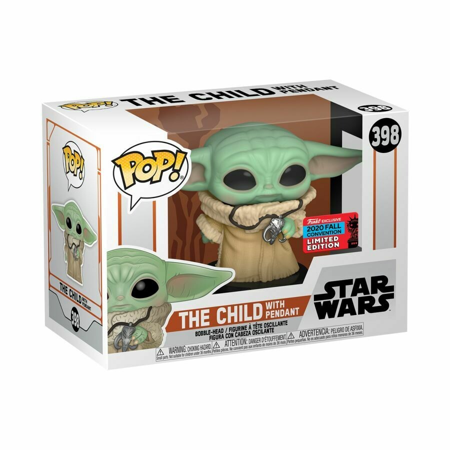Star Wars: The Mandalorian - The Child with Pendant NYCC 2020 Pop! Vinyl Figure