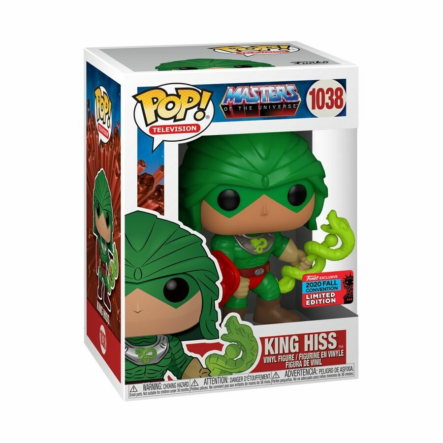 Masters of the Universe - King Hiss NYCC 2020 Pop! Vinyl Figure