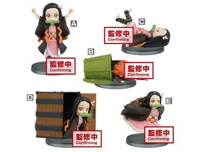 Demon Slayer: Kimetsu no Yaiba World Collectable Figure Nezuko Kamado Boxed Set of 5 Figures completed