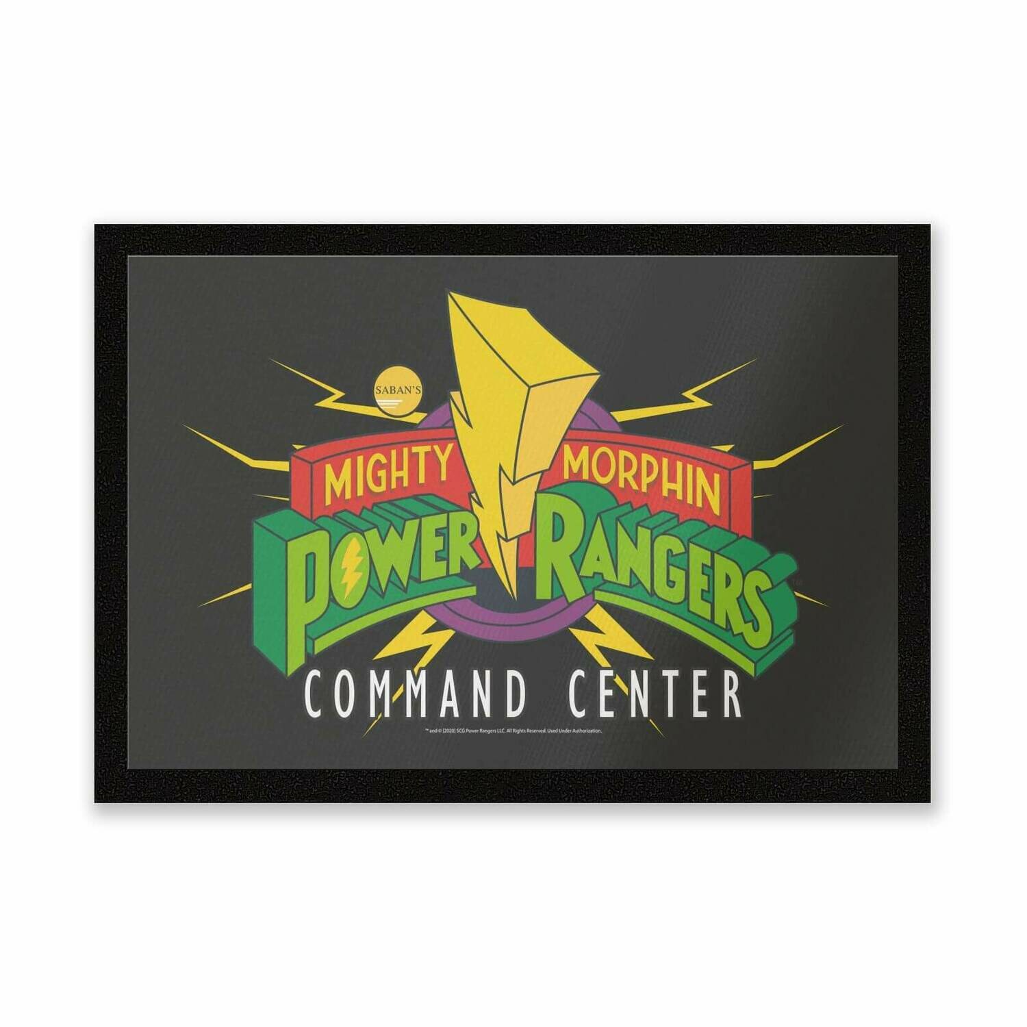 Mighty Morphin ​Power Rangers Command Center Entrance Mat​