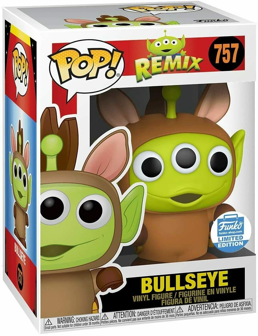 Bullseye Alien Remix Pop! Vinyl Figure Funko Shop Exclusive (funko Stickered)