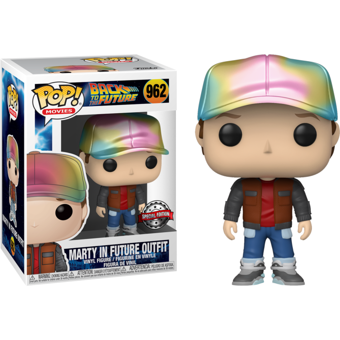 Marty McFly in Future Outfit Metallic Pop! Vinyl Figure