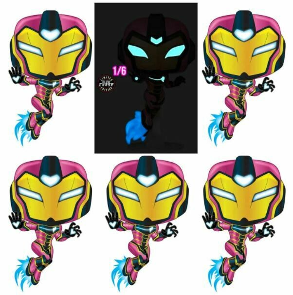 Iron Man - Ironheart Chase Pop! Vinyl Figure bundle of 6 (set of 6)​