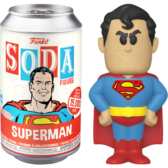 Superman - Superman Vinyl SODA Figure in Collector Can