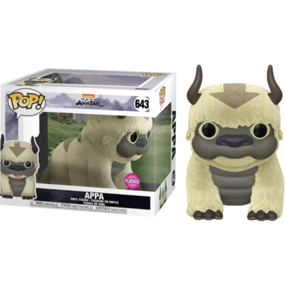 Avatar: The Last Airbender - Appa Flocked 6” Super Sized Pop! Vinyl Figure (Box Damaged)