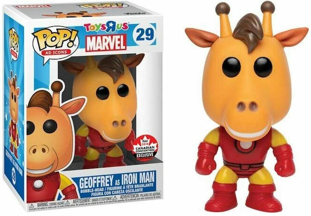 Funko Ad Icons Toys R Us - Geoffrey as Iron ManPop! Vinyl Figure  (Canadian Convention Exclusive)