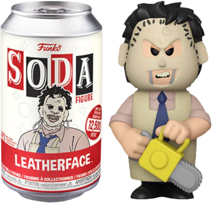 The Texas Chainsaw Massacre - Leatherface Vinyl SODA Figure in Collector Can