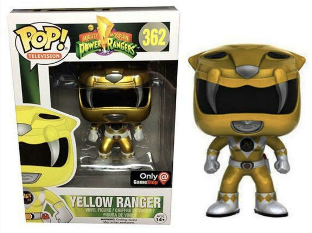 Pop Vinyl Yellow Ranger Metallic 362