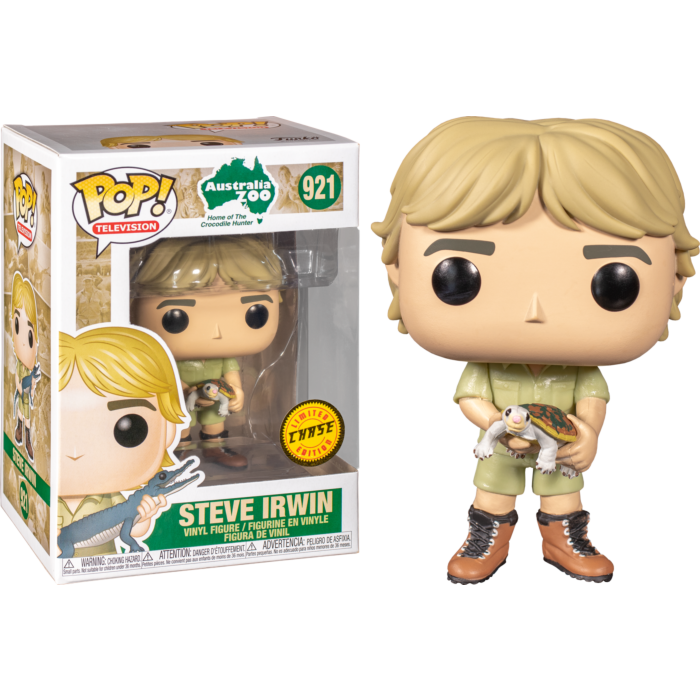 The Crocodile Hunter - Steve Irwin Chase Pop! Vinyl Figure Bundle of 6 (set of 6 Pops)