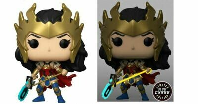 Wonder Woman - Wonder Woman Chase Death Metal 80th Anniversary Pop! Vinyl Figure Bundle of 6 (set of 6 Pops)