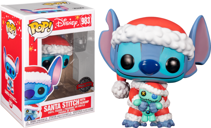 Lilo &amp; Stitch - Santa Stitch with Scrump Pop! Vinyl Figure