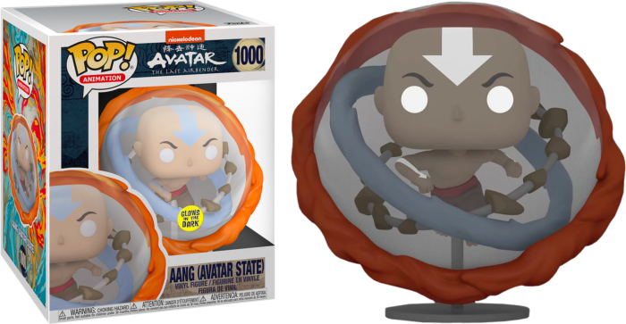 Avatar: The Last Airbender - Aang in Avatar State Glow in the Dark 6” Super Sized Pop! Vinyl Figure