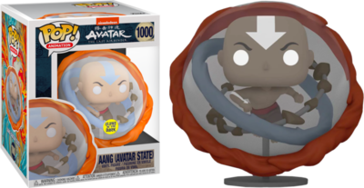 Avatar: The Last Airbender - Aang in Avatar State Glow in the Dark 6” Super Sized Pop! Vinyl Figure