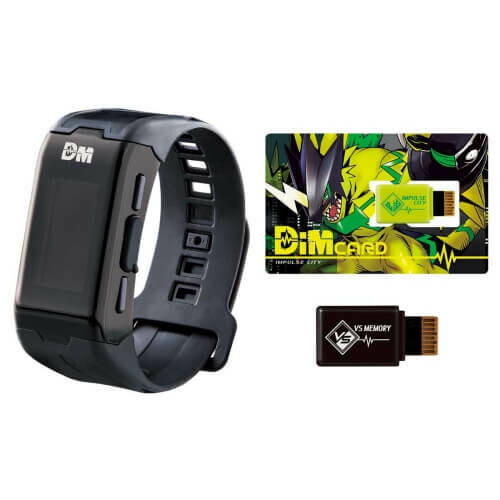 DIGIMON - VITAL BRACELET - DIGITAL MONSTER - DIM CARD, Select:: VITAL BRACELET - DIGITAL MONSTER BLACK - 1 X  DIM CARD