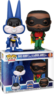 Space Jam 2: A New Legacy - Bugs Bunny as Batman &amp; LeBron James as Robin Pop! Vinyl Figure 2-Pack