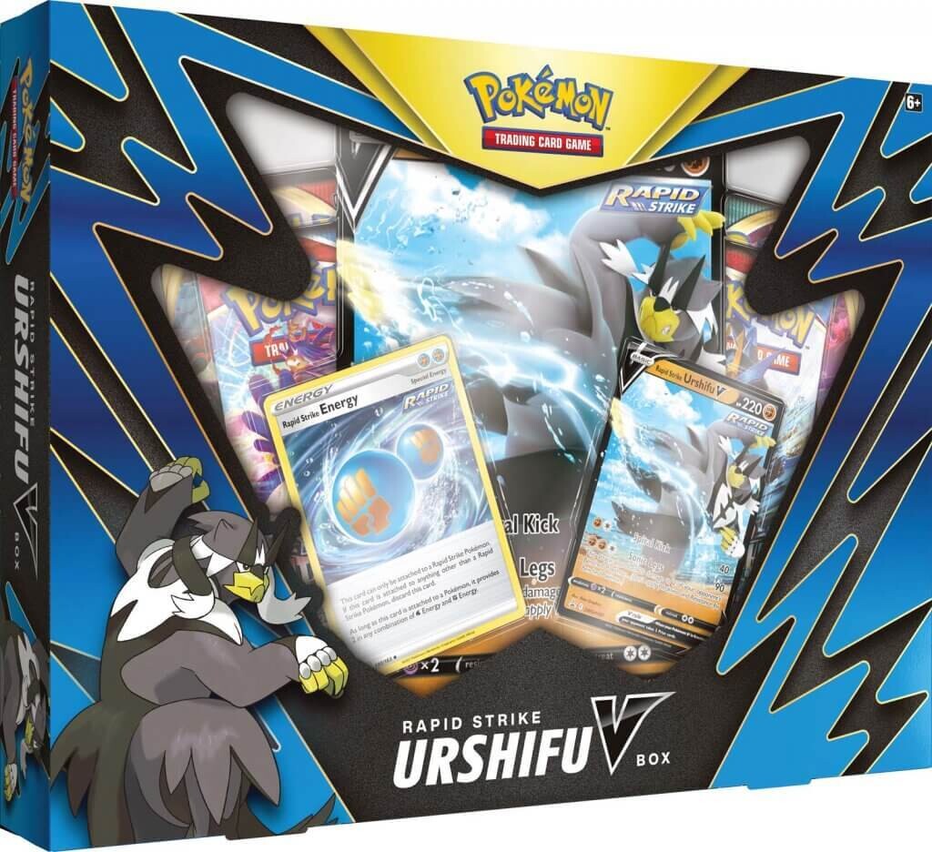 Pokemon TCG Rapid Strike Urshifu V Box (Blue)