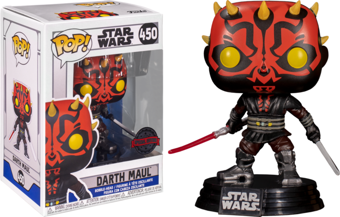 Star Wars: Clone Wars - Darth Maul with Darksaber Pop! Vinyl Figure
