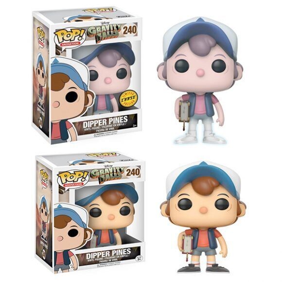 Gravity Falls Chase - Dipper Pines Pop! Vinyl Figure Bundle (Set of 2)