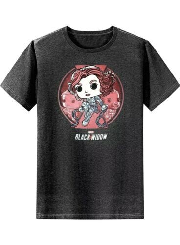 Funko Pop! T-Shirt Marvel Collector Corps Exclusive Black Widow