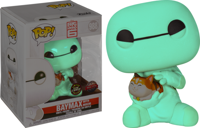 Big Hero Six Chase- Baymax with Mochi 6&quot; Super Sized Pop! Vinyl Figure Bundle (Set of 3)