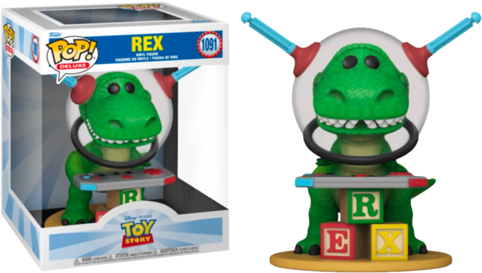 Toy Story - Rex with Controller Deluxe Pop! Vinyl Figure