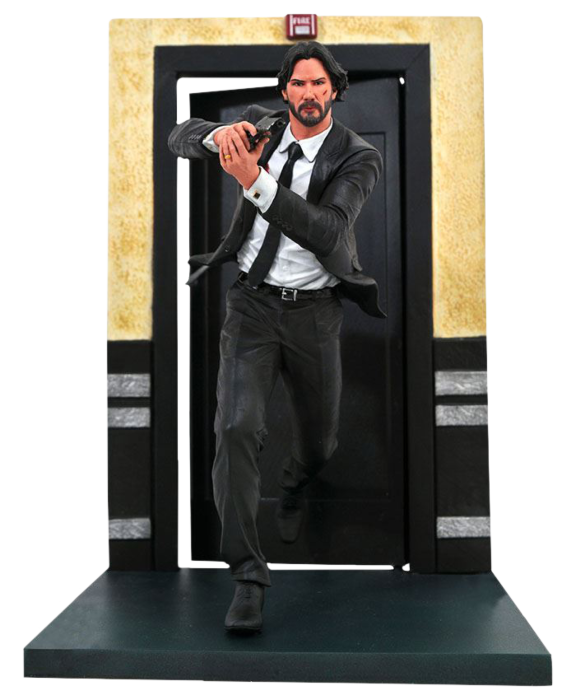 John Wick - John Wick Running Gallery 9” PVC Diorama Statue