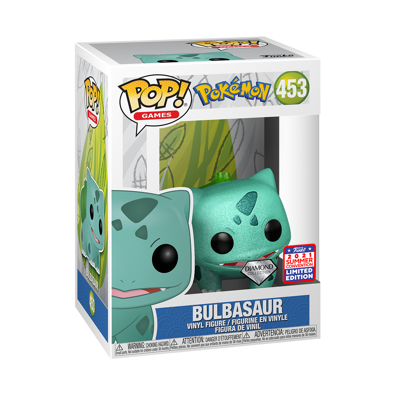 Pokemon - Bulbasaur Diamond Glitter Pop! Vinyl Figure