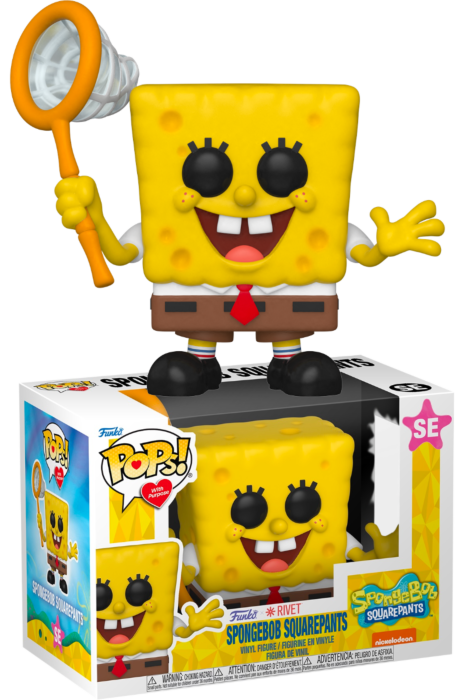 SpongeBob SquarePants - SpongeBob SquarePants with Net Pop! Vinyl Figure (Pops! with Purpose)