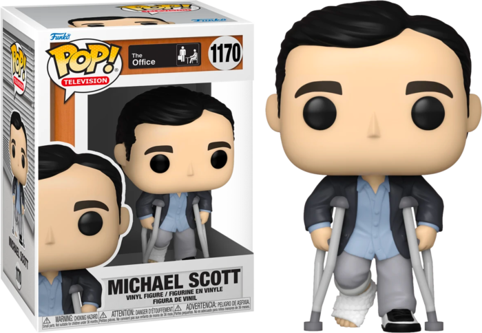 The Office- Michael Scott with Crutches Pop! Vinyl Figure