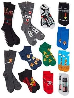 Nintendo Classic Adult's 12 Days Of Socks Advent Box
