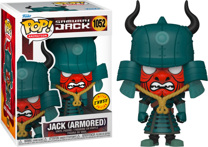 Samurai Jack Chase - Jack Armoured Pop! Vinyl Figure Bundle (set of 6)