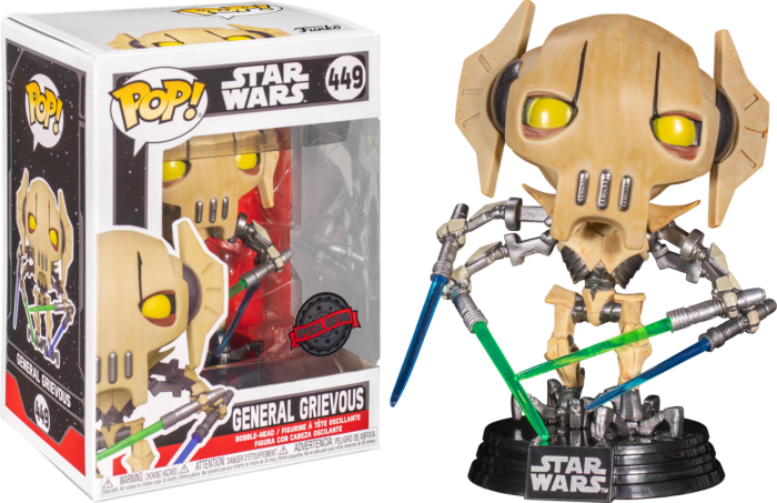 Star Wars - General Grievous with Four Lightsabers Pop! Vinyl Figure